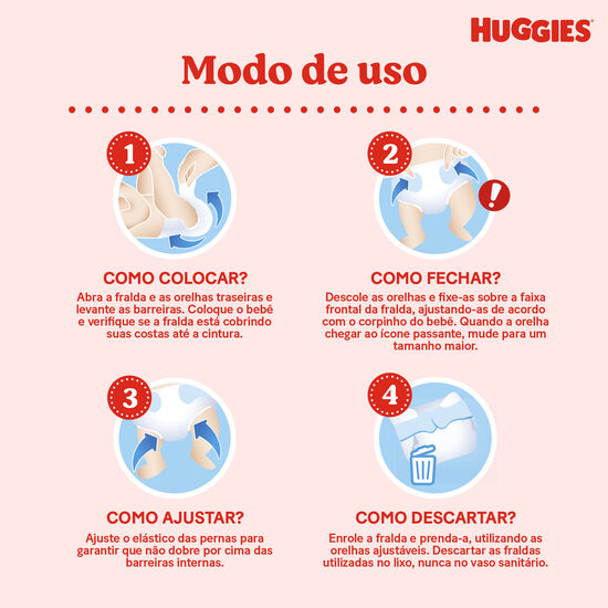 Fralda Huggies Supreme Care XXG - 58 fraldas